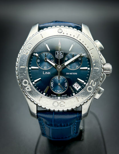 Tag Heuer Link Chronograph Blue Dial