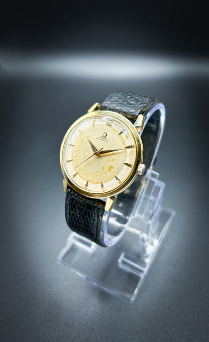 Omega Bullseye Dial 14kt Gold