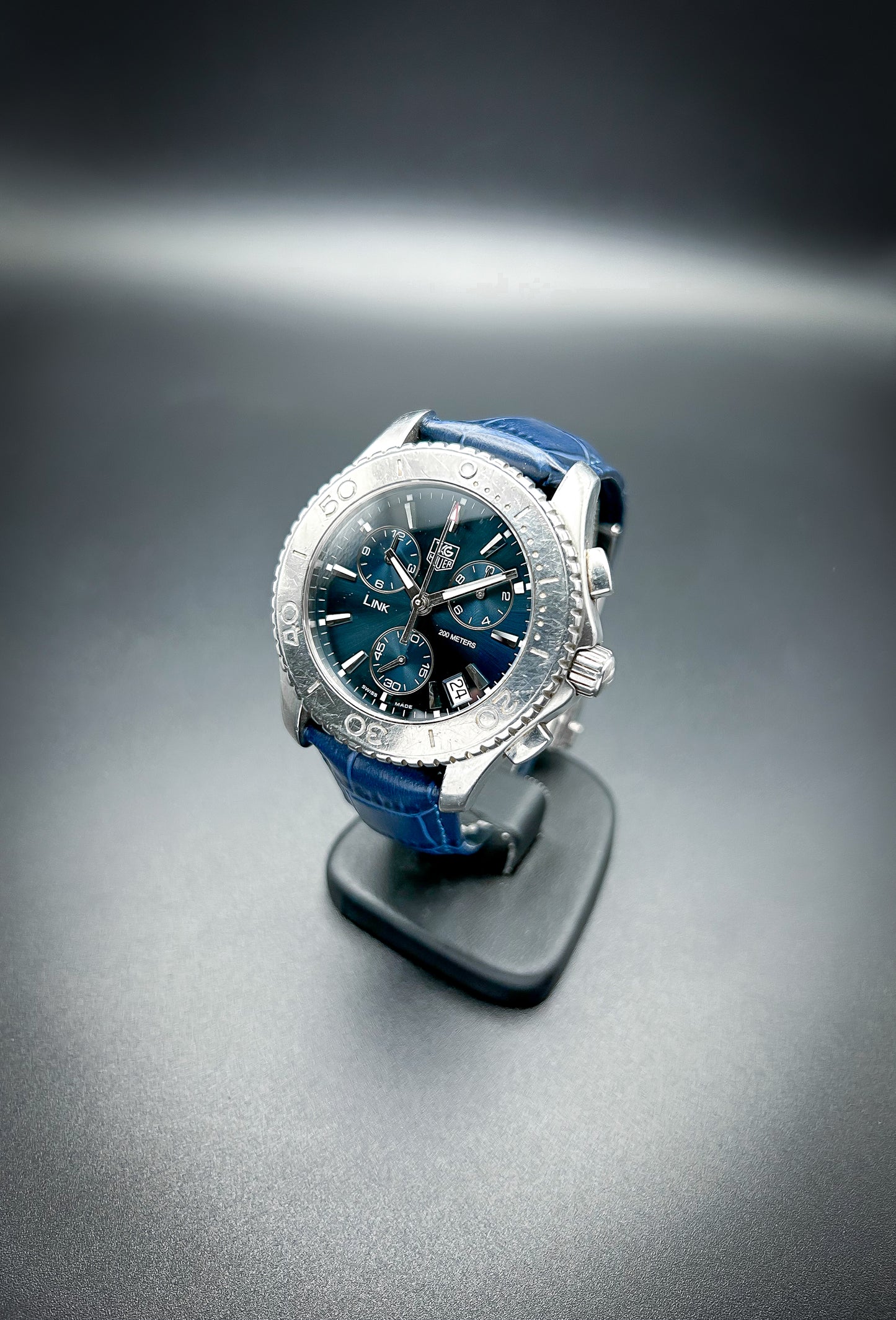 Tag Heuer Link Chronograph Blue Dial