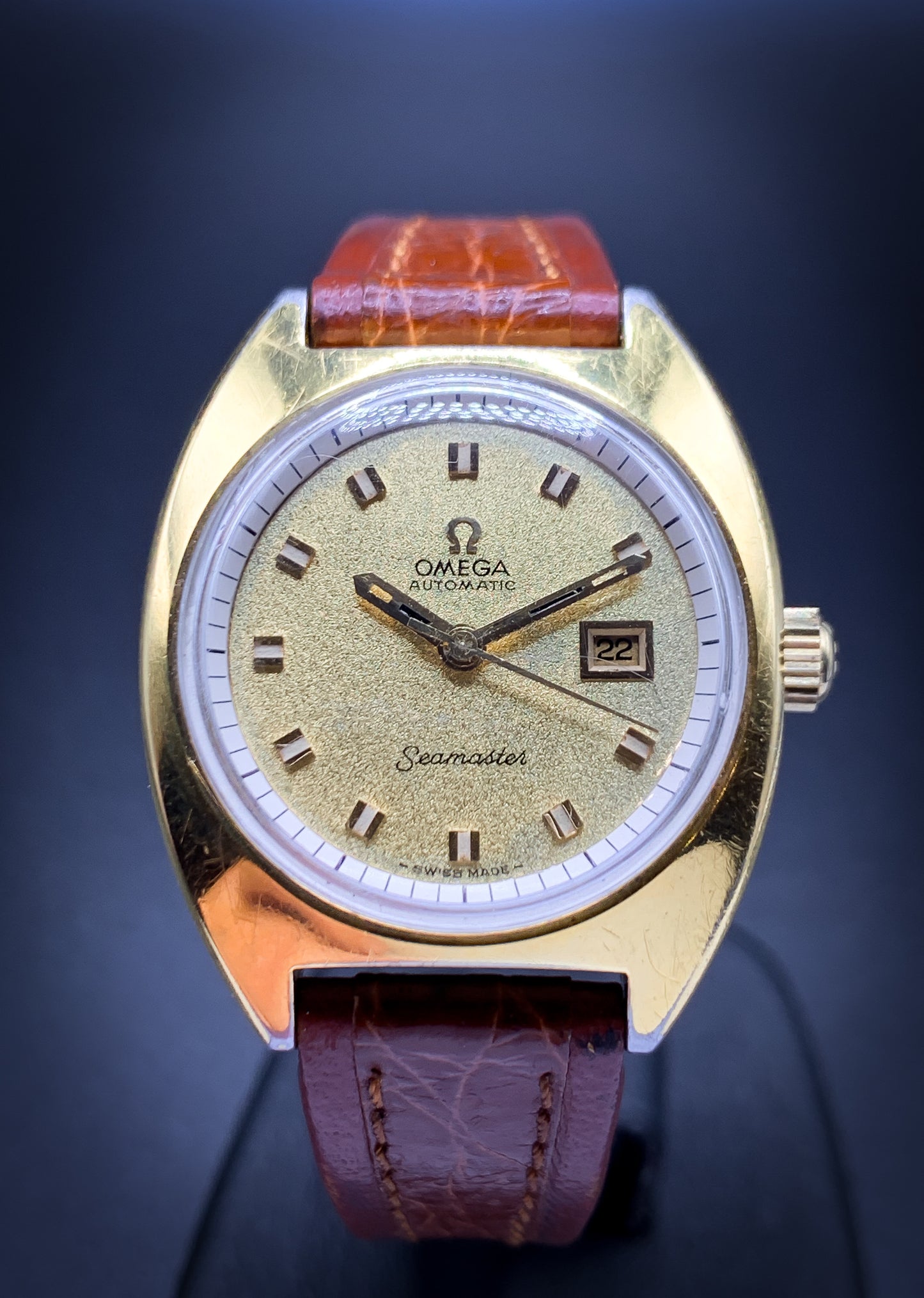 Omega Seamaster Gold Flake Dial