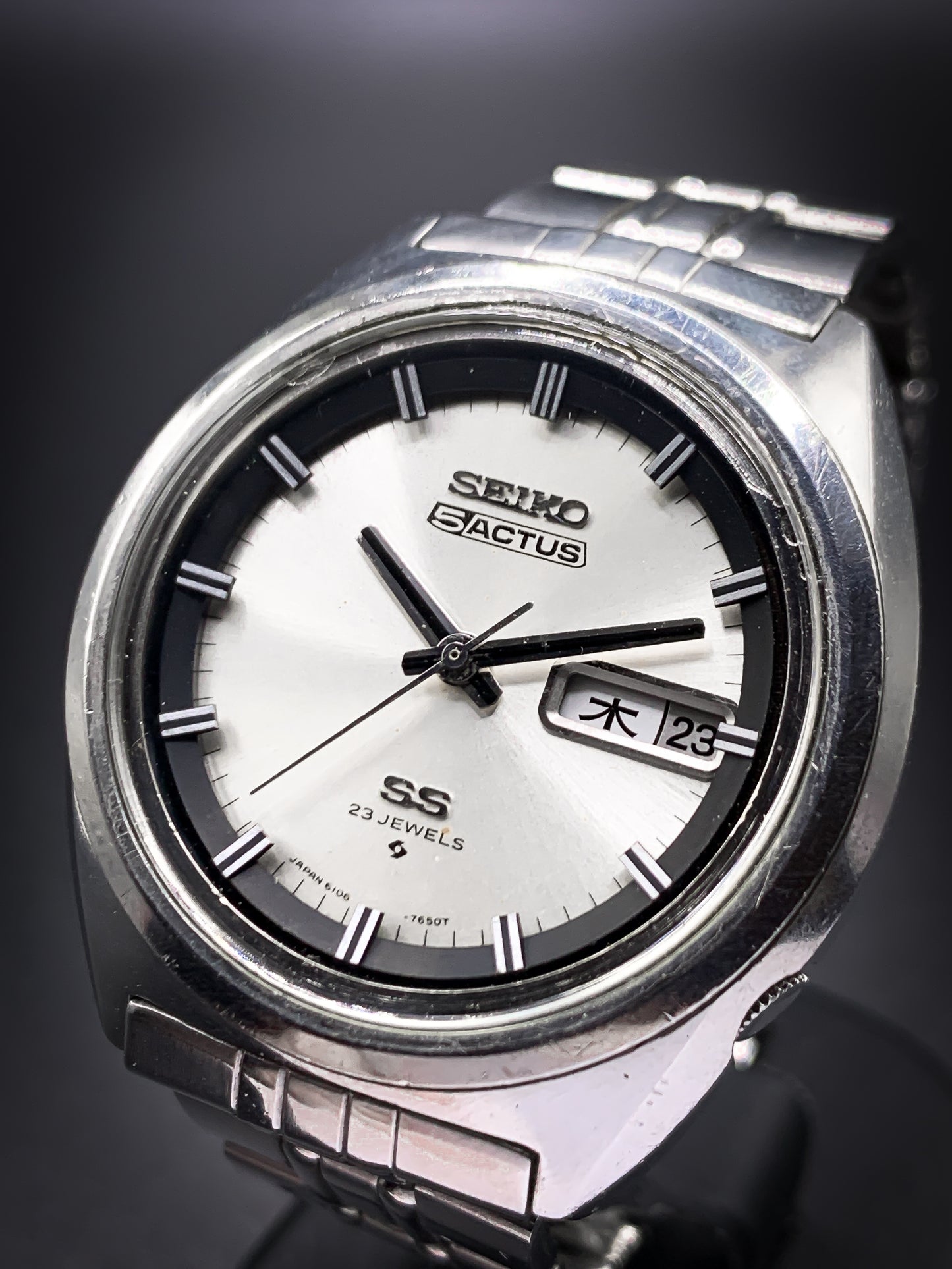 Seiko Actus SS Kanji Calendar