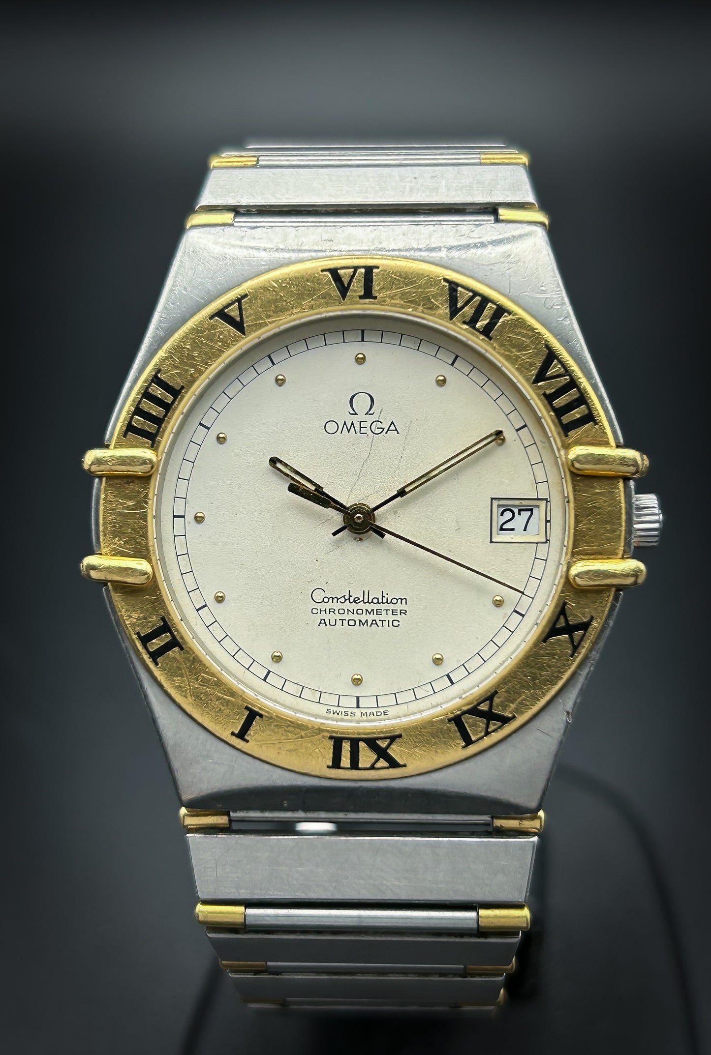 Omega Constellation 18k Two Tone Automatic with original box