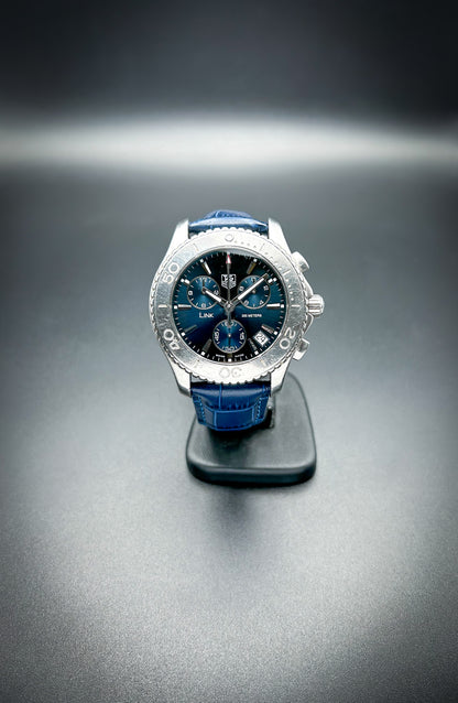 Tag Heuer Link Chronograph Blue Dial