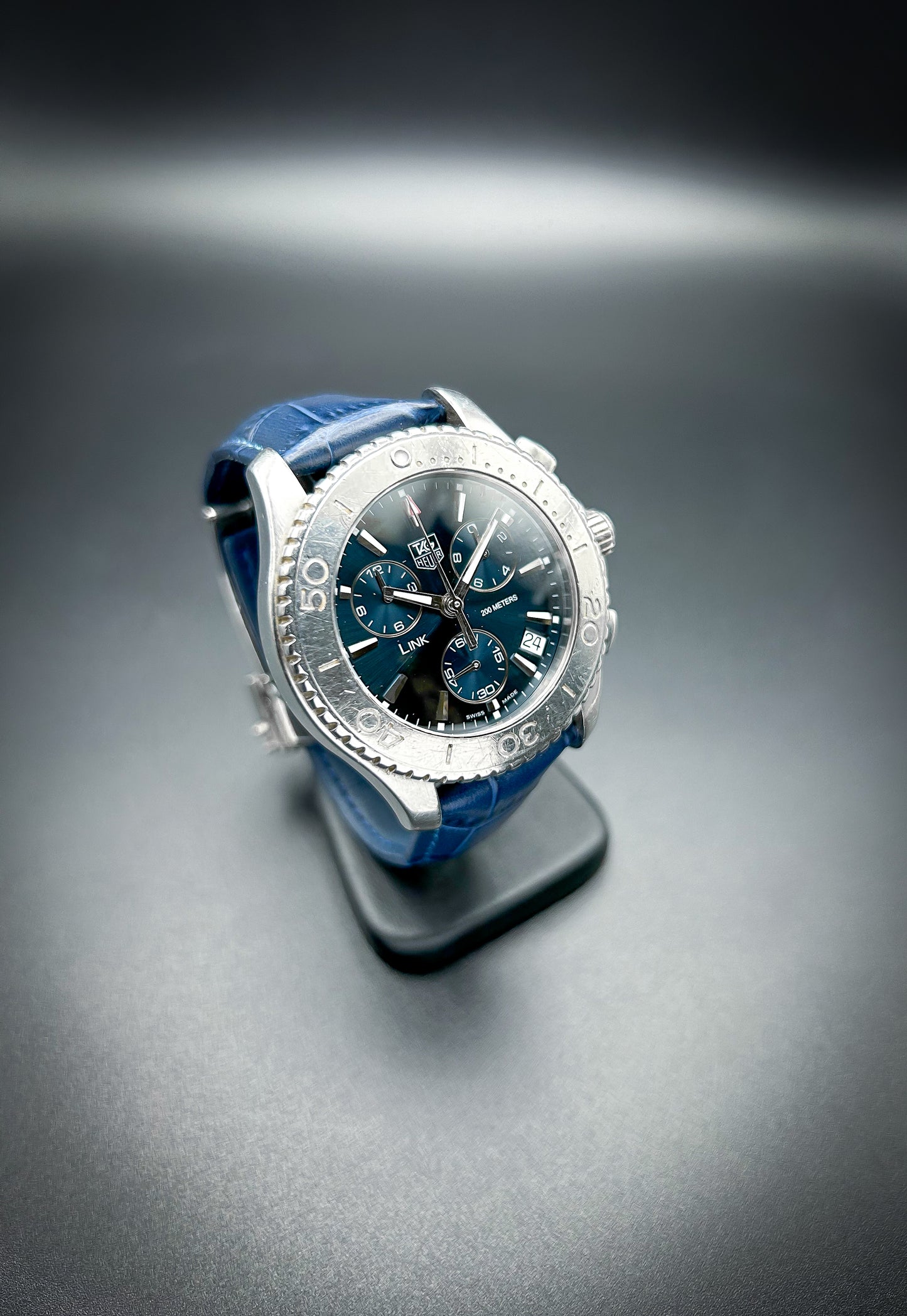 Tag Heuer Link Chronograph Blue Dial