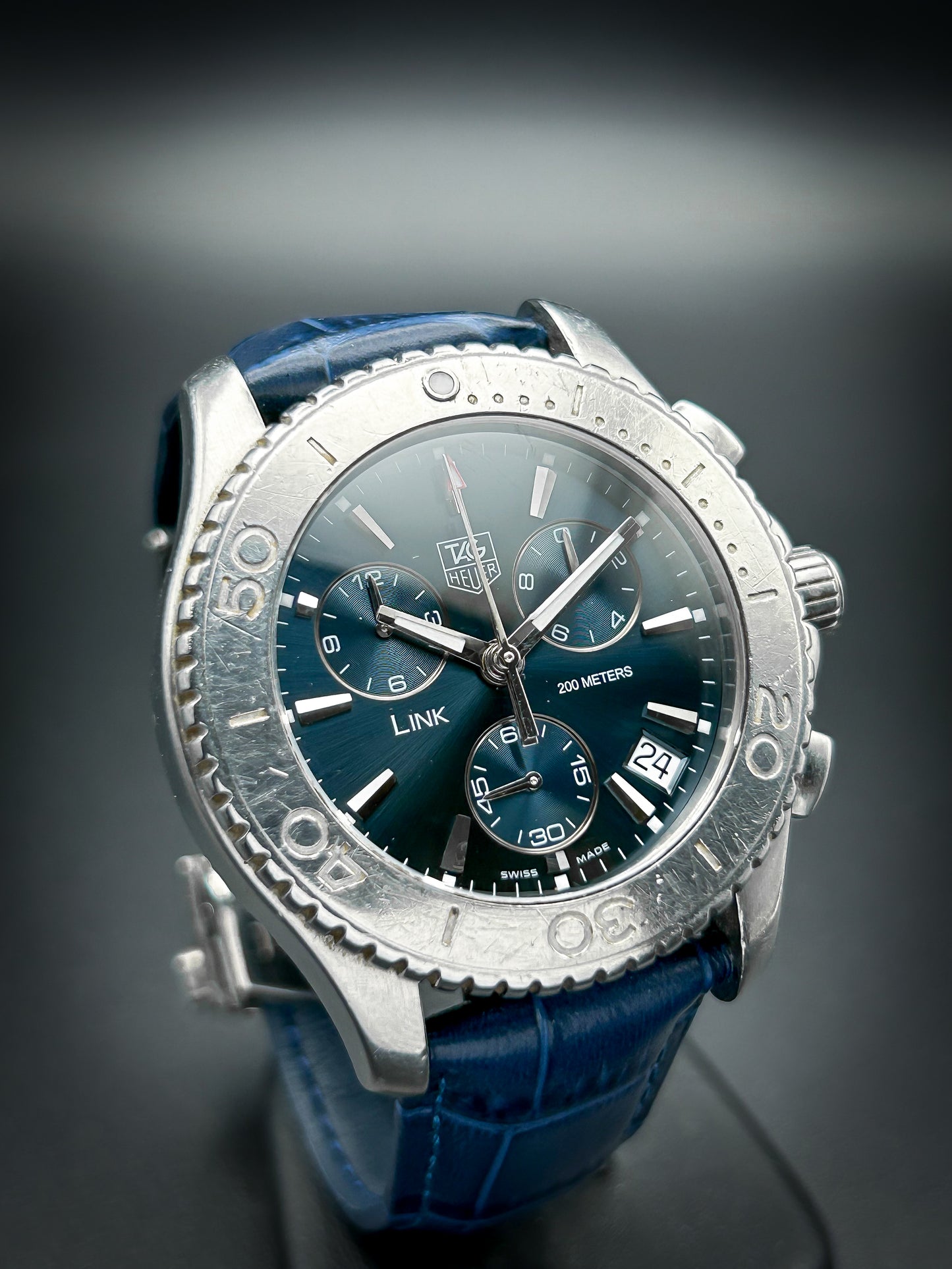 Tag Heuer Link Chronograph Blue Dial