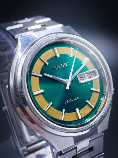 Seiko Advan Emerald Green Kanji Calendar