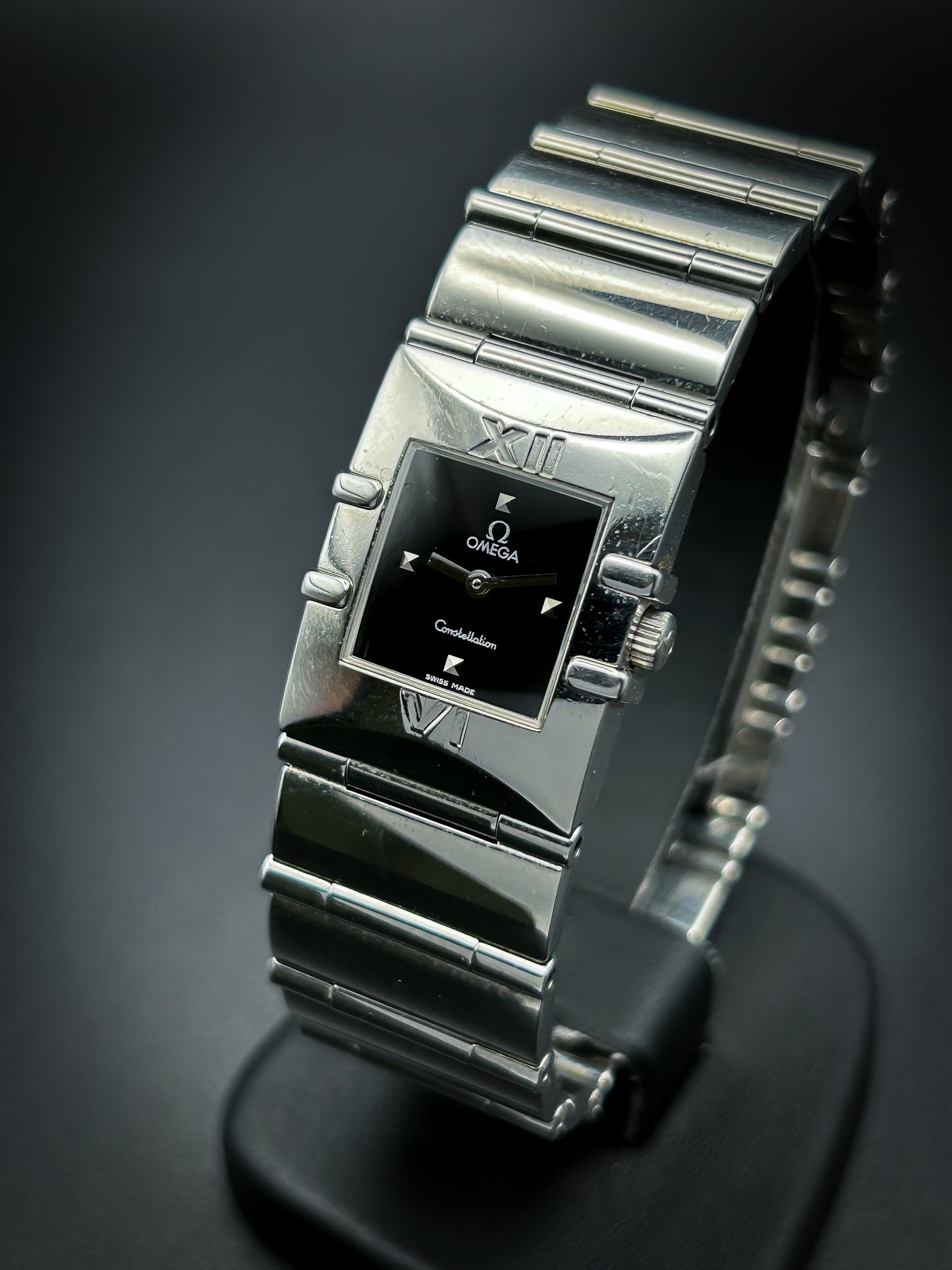 Omega Constellation Quadra Black Dial