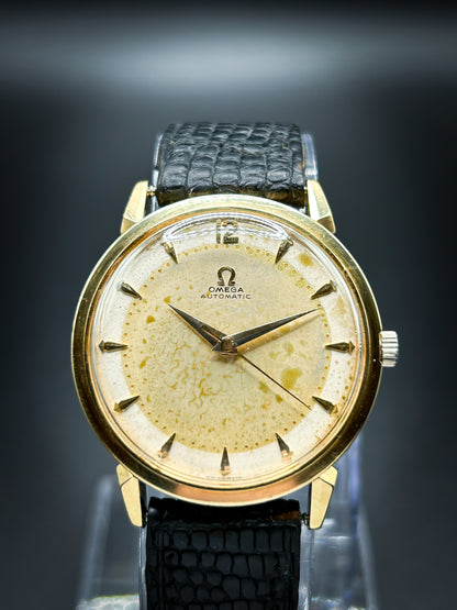 Omega Bullseye Dial 14kt Gold