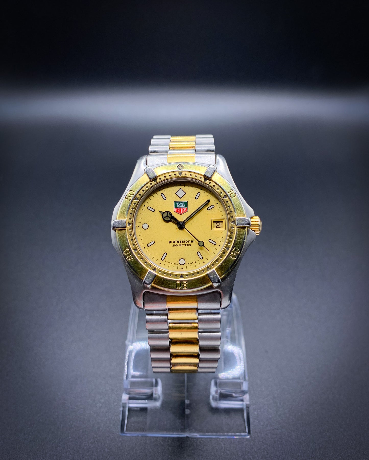 Tag Heuer Professional 200 Meters Calendar Two Tone